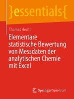 Elementare statistische Bewertung von Messdaten der analytischen Chemie mit Excel