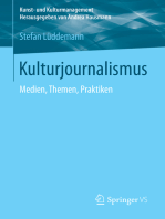 Kulturjournalismus: Medien, Themen, Praktiken