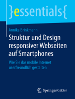 Struktur und Design responsiver Webseiten auf Smartphones: Wie Sie das mobile Internet userfreundlich gestalten