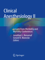 Clinical Anesthesiology II: Lessons from Morbidity and Mortality Conferences
