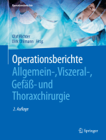 Operationsberichte Allgemein-, Viszeral- , Gefäß- und Thoraxchirurgie