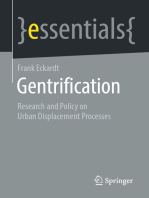 Gentrification: Research and Policy on Urban Displacement Processes