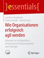 Wie Organisationen erfolgreich agil werden: Hinweise zur erfolgreichen Umsetzung in Zusammenarbeit und Strategie