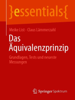 Das Äquivalenzprinzip: Grundlagen, Tests und neueste Messungen