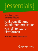 Funktionalität und Standardunterstützung von IoT-Software-Plattformen: HMD Best Paper Award 2019