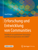 Erforschung und Entwicklung von Communities