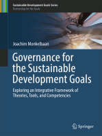 Governance for the Sustainable Development Goals: Exploring an Integrative Framework of Theories, Tools, and Competencies