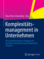 Komplexitätsmanagement in Unternehmen: Herausforderungen im Umgang mit Dynamik, Unsicherheit und Komplexität meistern