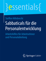 Sabbaticals für die Personalentwicklung: Arbeitshilfen für Arbeitnehmer und Personalabteilung