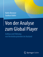 Von der Analyse zum Global Player: Aufbau und Führung von Vertriebssystemen im Ausland