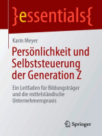 Persönlichkeit und Selbststeuerung der Generation Z: Ein Leitfaden für Bildungsträger und die mittelständische Unternehmenspraxis