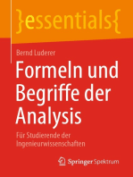 Formeln und Begriffe der Analysis: Für Studierende der Ingenieurwissenschaften