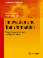 Innovation and Transformation: Basics, Implementation and Optimization