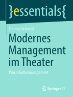 Modernes Management im Theater: Praxis Kulturmanagement
