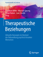 Therapeutische Beziehungen: Aktuelle Konzepte im Kontext der Behandlung psychisch kranker Menschen