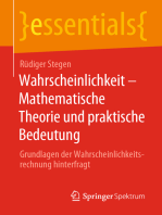 Wahrscheinlichkeit – Mathematische Theorie und praktische Bedeutung: Grundlagen der Wahrscheinlichkeitsrechnung hinterfragt