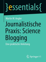 Journalistische Praxis: Science Blogging: Eine praktische Anleitung