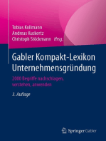 Gabler Kompakt-Lexikon Unternehmensgründung: 2000 Begriffe nachschlagen, verstehen, anwenden
