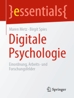 Digitale Psychologie: Einordnung, Arbeits- und Forschungsfelder