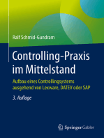 Controlling-Praxis im Mittelstand: Aufbau eines Controllingsystems ausgehend von Lexware, DATEV oder SAP