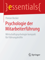 Psychologie der Mitarbeiterführung: Wirtschaftspsychologie kompakt für Führungskräfte