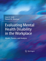 Evaluating Mental Health Disability in the Workplace: Model, Process, and Analysis