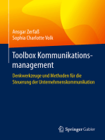 Toolbox Kommunikationsmanagement: Denkwerkzeuge und Methoden für die Steuerung der Unternehmenskommunikation