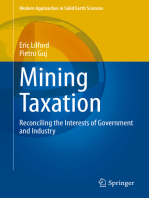 Mining Taxation: Reconciling the Interests of Government and Industry