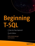 Beginning T-SQL: A Step-by-Step Approach