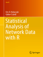 Statistical Analysis of Network Data with R