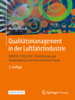 Qualitätsmanagement in der Luftfahrtindustrie: DIN EN 9100:2018 - Einführung und Anwendung in der betrieblichen Praxis