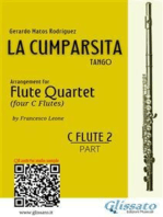 Flute 2 part "La Cumparsita" Tango for Flute Quartet