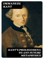 Kant's Prolegomena to Any Future Metaphysics