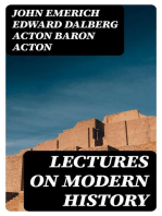 Lectures on Modern history