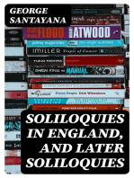 Soliloquies in England, and Later Soliloquies