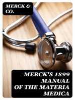 Merck's 1899 Manual of the Materia Medica