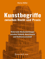 Kunstbegriffe zwischen Recht und Praxis: Historische Wechselwirkungen zwischen Ästhetik, Kunsttheorie und Rechtswissenschaft