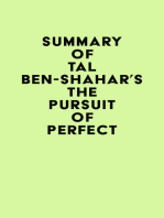 Summary of Tal Ben-Shahar's The Pursuit of Perfect