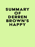 Summary of Derren Brown's Happy