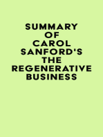 Summary of Carol Sanford's The Regenerative Business