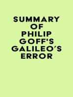 Summary of Philip Goff's Galileo's Error