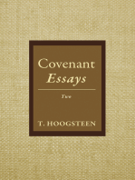 Covenant Essays: Two