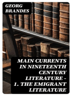 Main Currents in Nineteenth Century Literature - 1. The Emigrant Literature