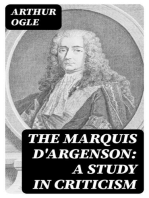 The Marquis D'Argenson