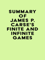 Summary of James P. Carse's Finite and Infinite Games