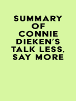 Summary of Connie Dieken's Talk Less, Say More