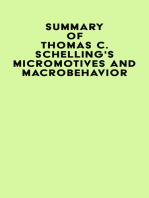 Summary of Thomas C. Schelling's Micromotives and Macrobehavior