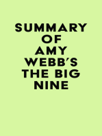 Summary of Amy Webb's The Big Nine