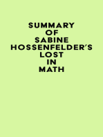 Summary of Sabine Hossenfelder's Lost in Math