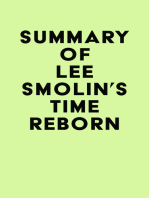 Summary of Lee Smolin's Time Reborn
